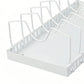 Toque Pots and Pans Organiser Saucepan Holder Storage Pull Out Rack Holder White