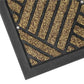 Marlow Front Door Mat 60x90cm Thickened Non Slip Grass Scrape Garden Brown
