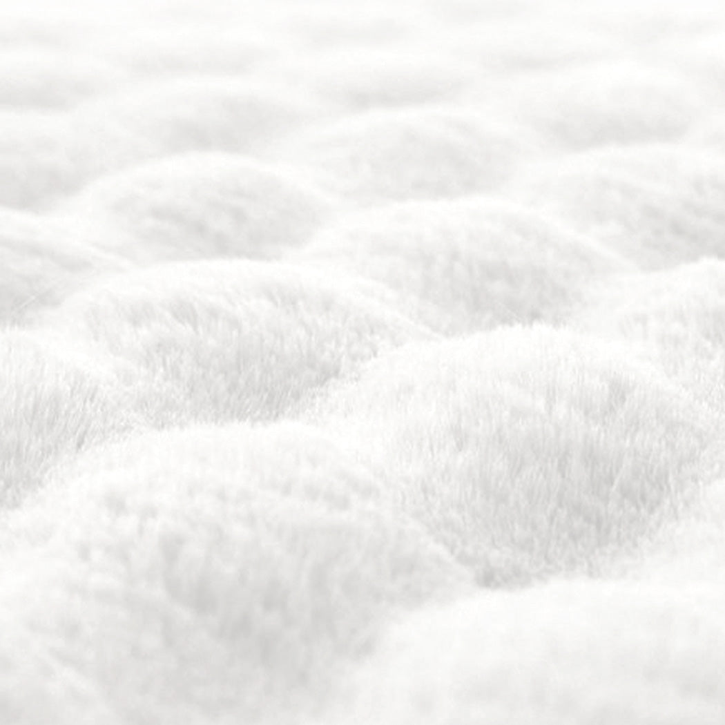 Marlow Area rug large Shaggy Faux Rabbit Fur 120x160CM