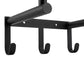 Levede Wall Mounted Towel Rack Towel Holder 3 Hooks Bathroom Towel Storage