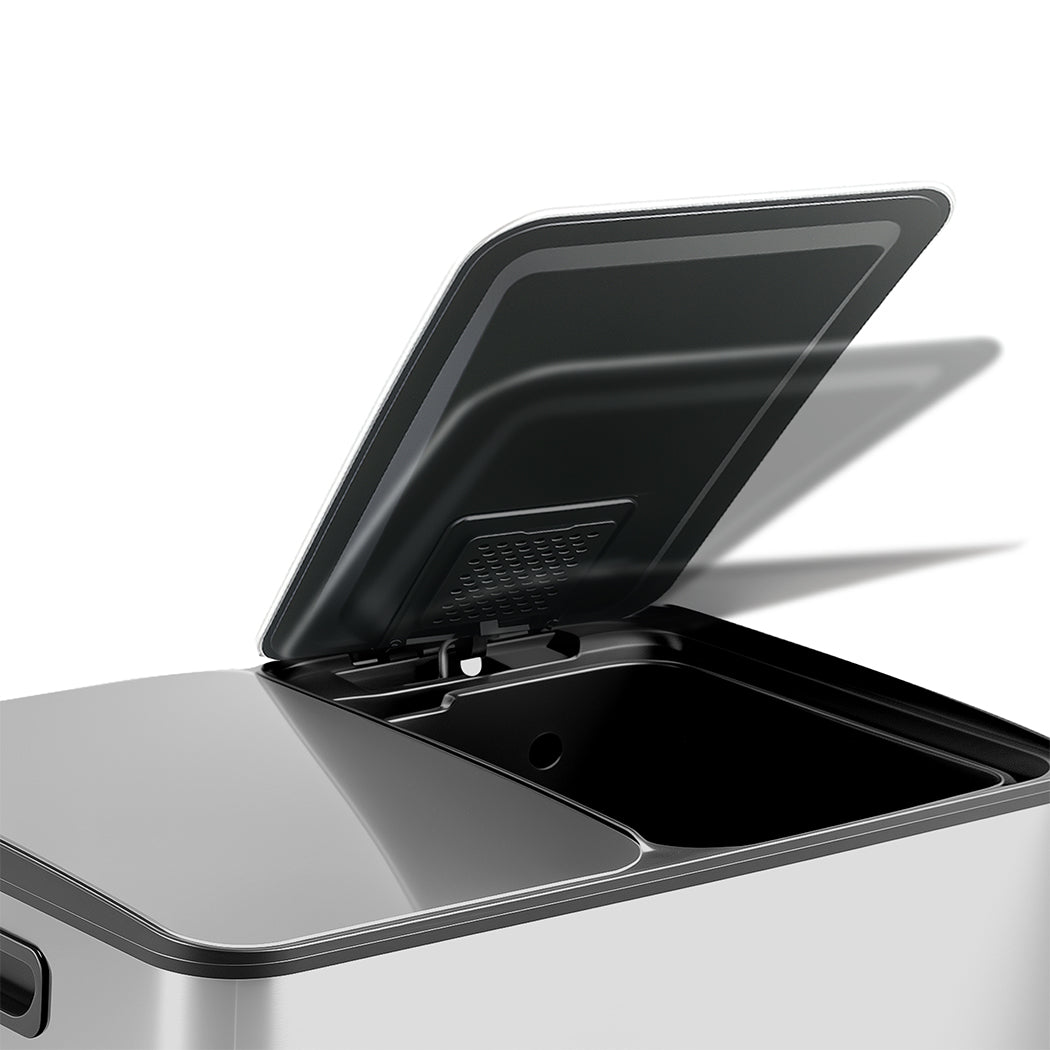 Toque 60L Pedal Bin Kitchen Waste Can Recycling Dustbin