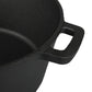 Toque 5.84L Double Dutch Oven 2 in 1 Cast Iron Pan