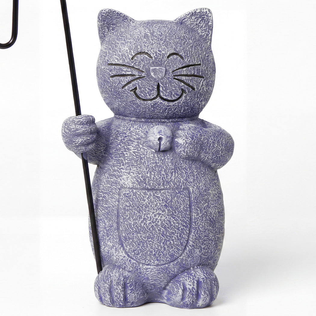 Emitto Cat Garden Statue Solar Lantern Outdoor Weatherproof Gift Decor LED Light
