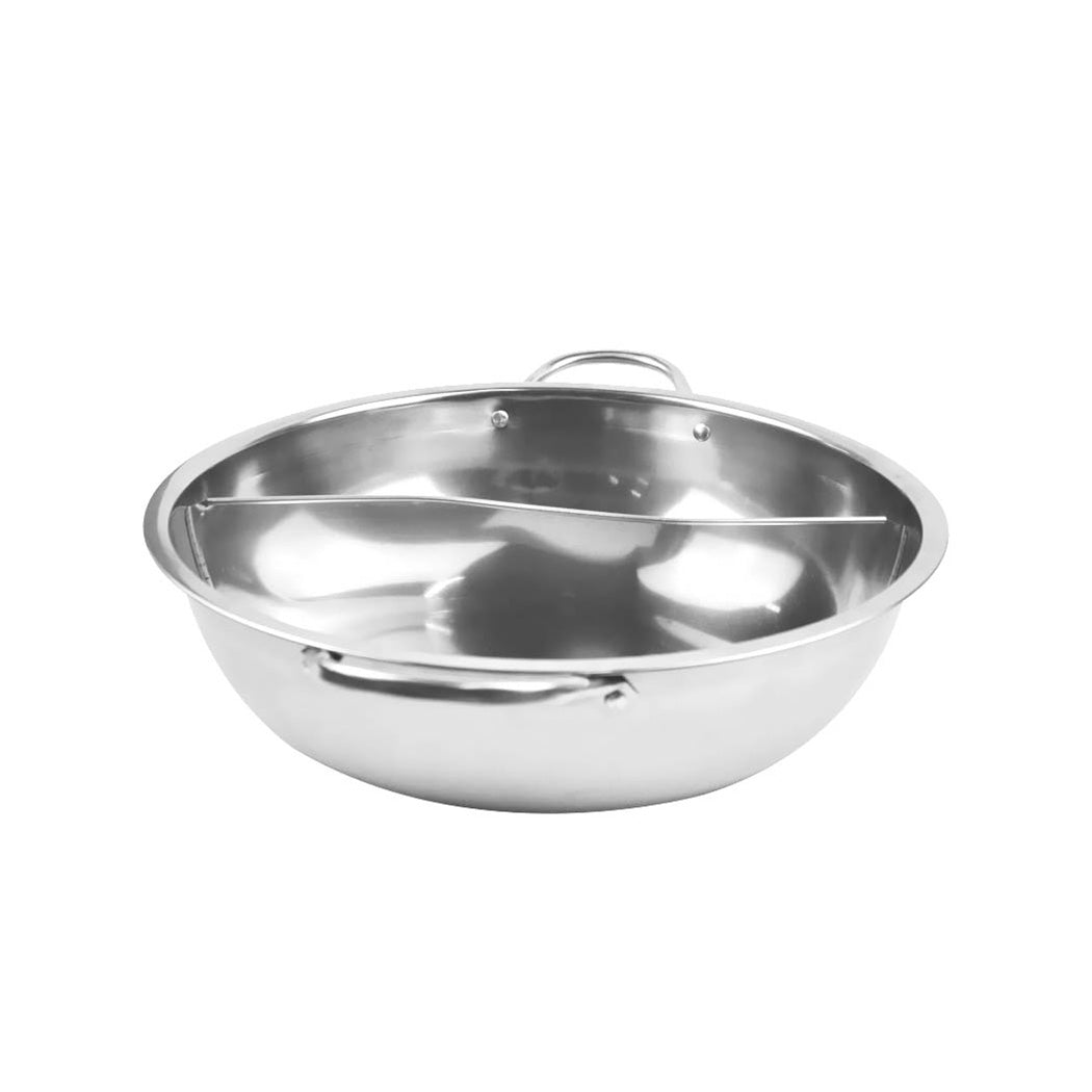 TOQUE Stainless Steel 36cm Twin Mandarin