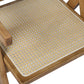 Levede 4x Dining Chair Solid Wood Rattan