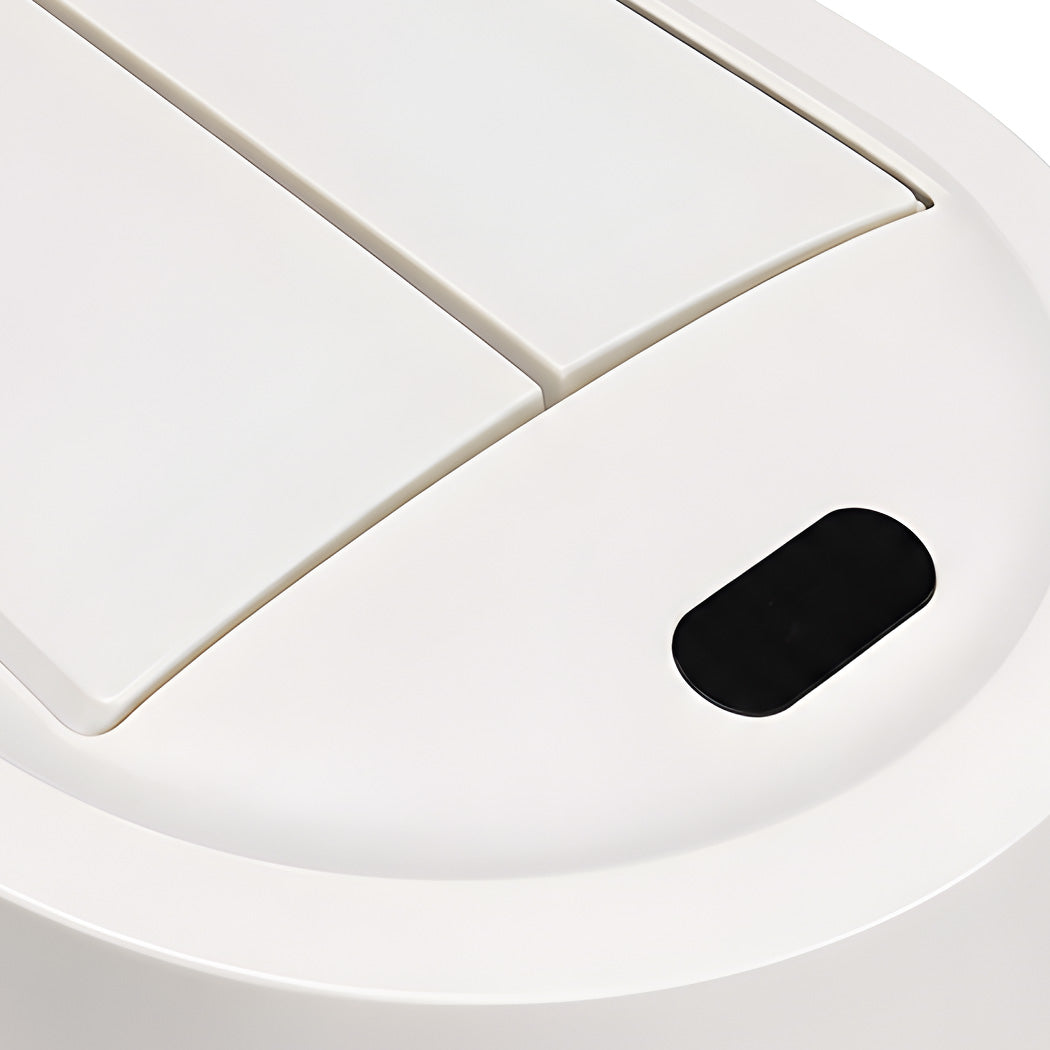 Toque Sensor Rubbish Bin Automatic Touchless 7L Butterfly Lid Bathroom White