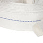 Traderight Hose Pipe Heavy 20m x 25mm Layflat PVC Pump Drainage with Clips White
