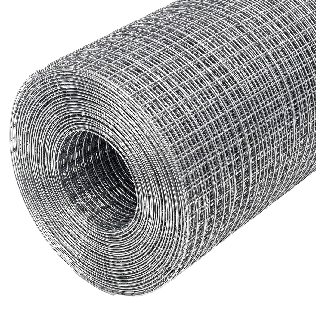Lambu Rat Mesh Galvanized Steel 6mm 12mx20cm Roll Garden Pest Control Silver