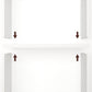 Levede 6 Tier Book Shelf Adjustable Shelves White