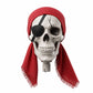 Yezi Halloween Skeleton 166cm Life Size Pirate Decor Poseable PE White