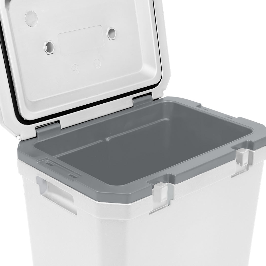 Mountview Cooler Ice Box 27L/43L Portable Chest Trolly For Camping BBQ Picnic
