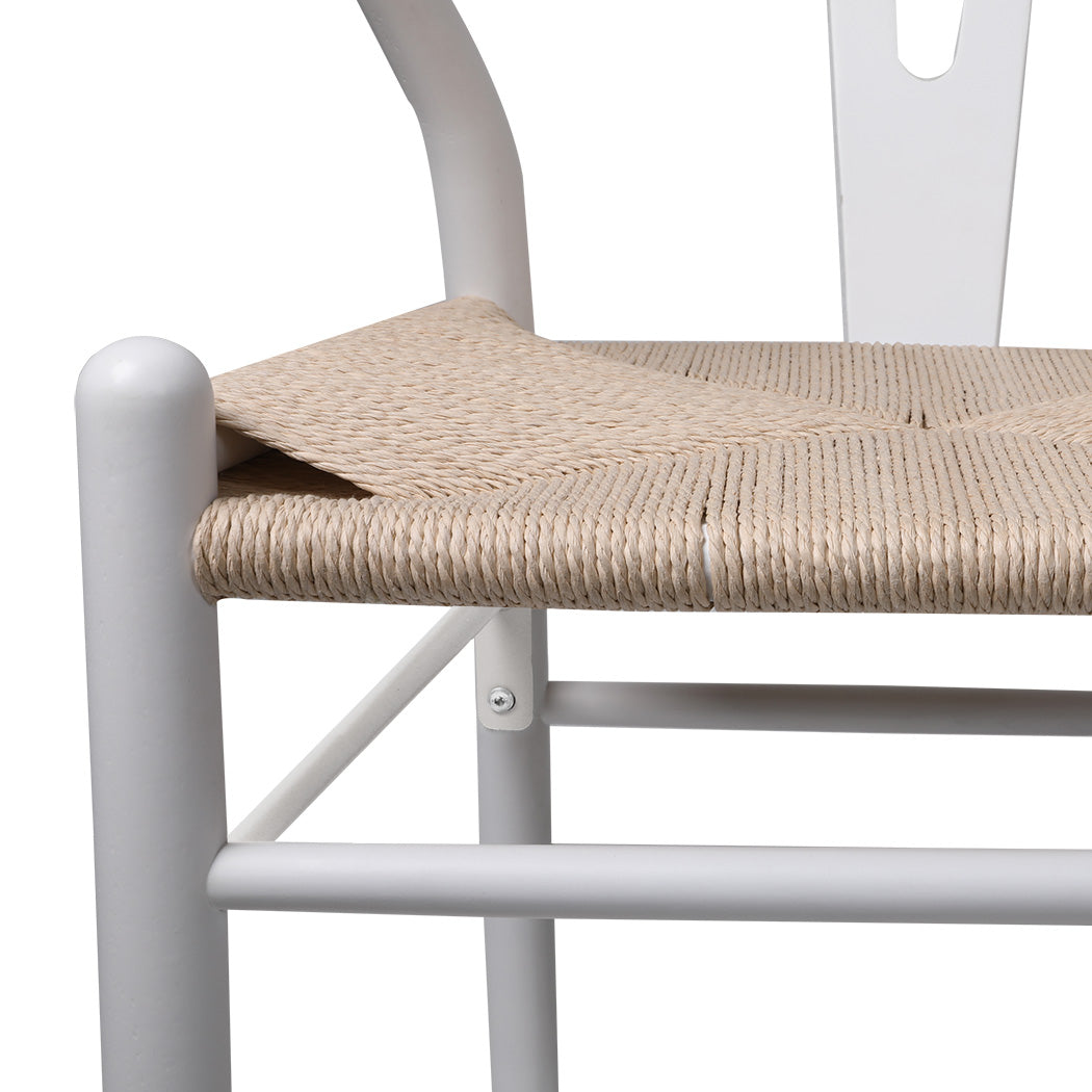 Levede 6x Dining Chairs Wooden Hans White