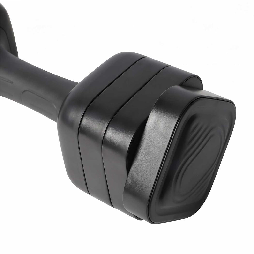Centra Dumbbell Set Adjustable Dumbbells With TPU Grip For Home Gym Black 2pc