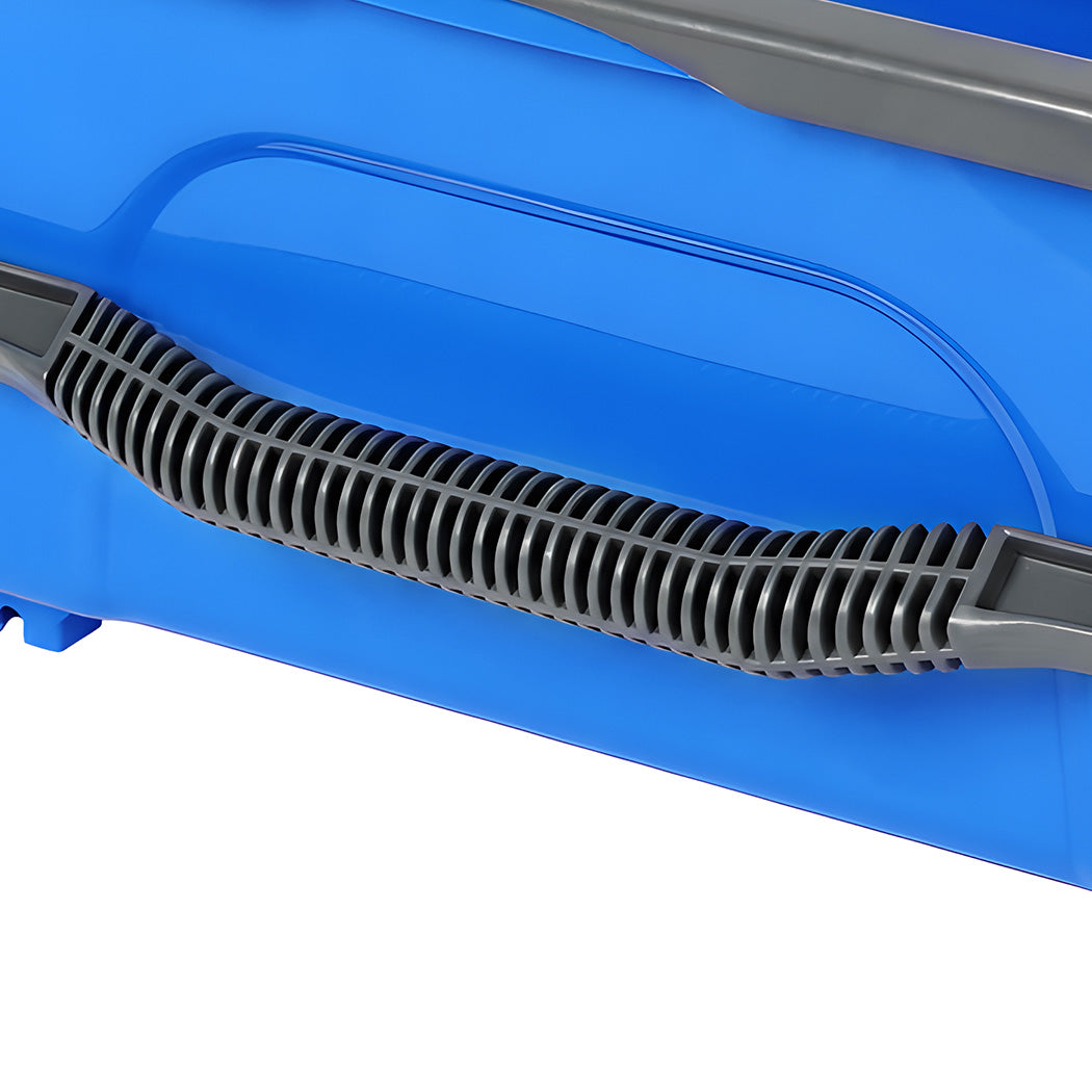 Traderight Window Cleaning Kit With Extendable Pole and Squeegee for Home Blue