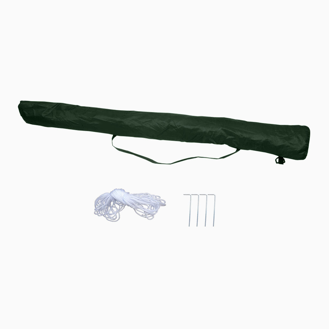 Mountview Beach Umbrella Outdoor Umbrellas Green 2.33M