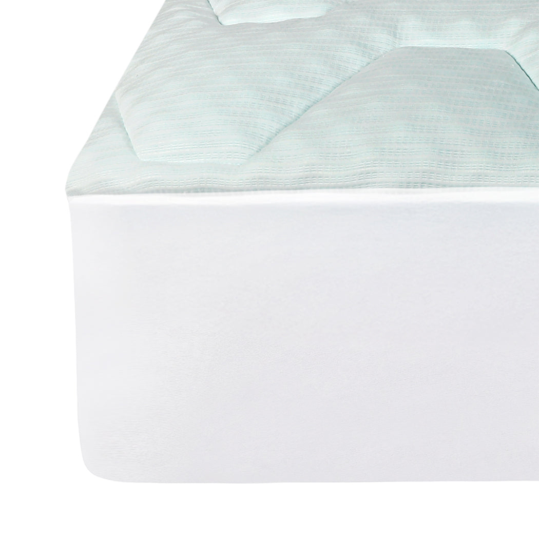 Dreamz Mattress Topper Pillowtop Cover Protector Single
