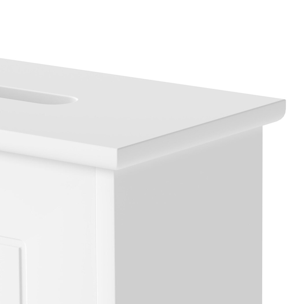 Levede Bathroom Storage Box Lid Slim Toilet Paper Storage Organiser Container
