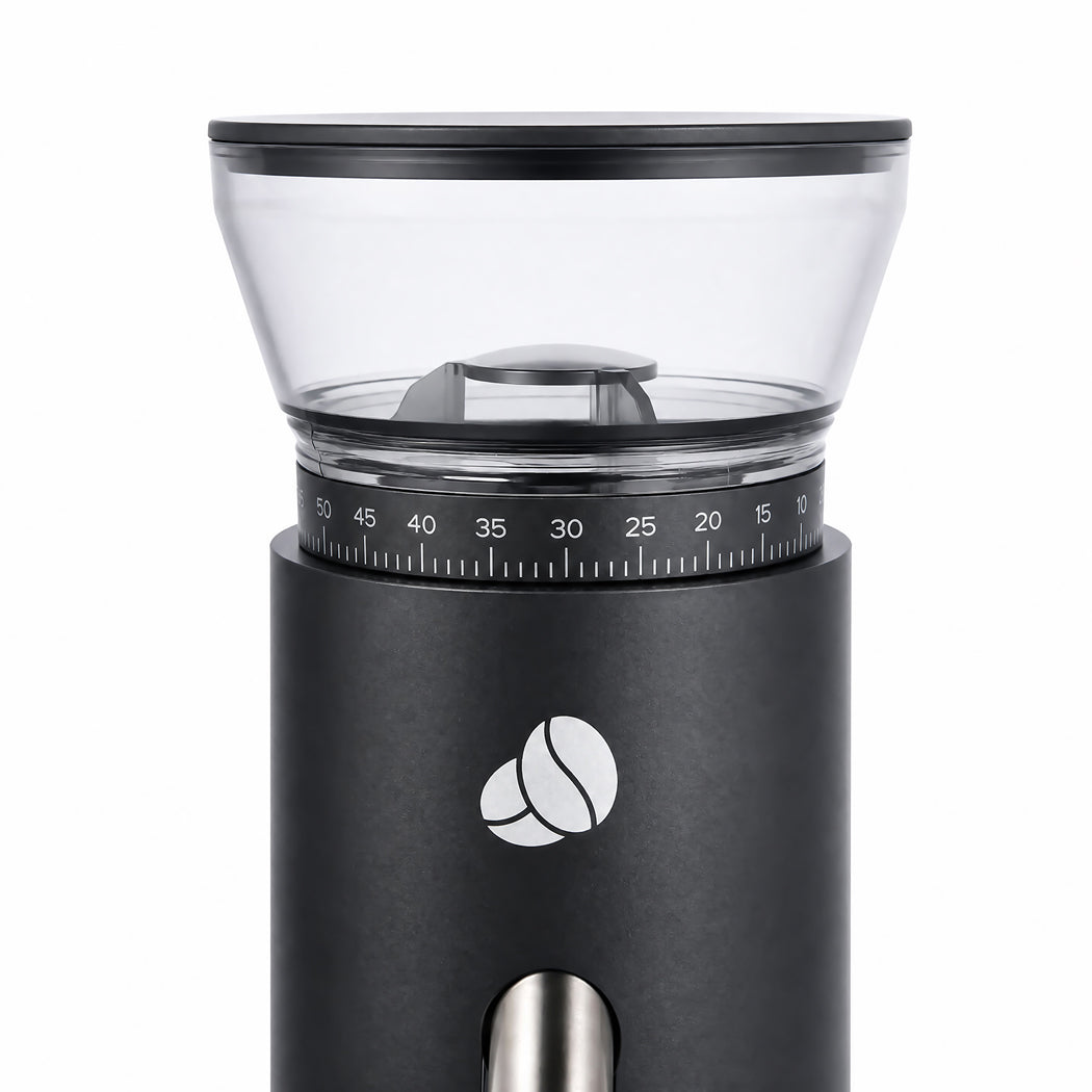 Spector Coffee Grinder USB Rechargeable Timer Memory 60 Settings Black