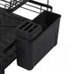 Toque 2 Tier Drying Rack Kitchen Organizer Storage Plate Drainer Cutlery Holder