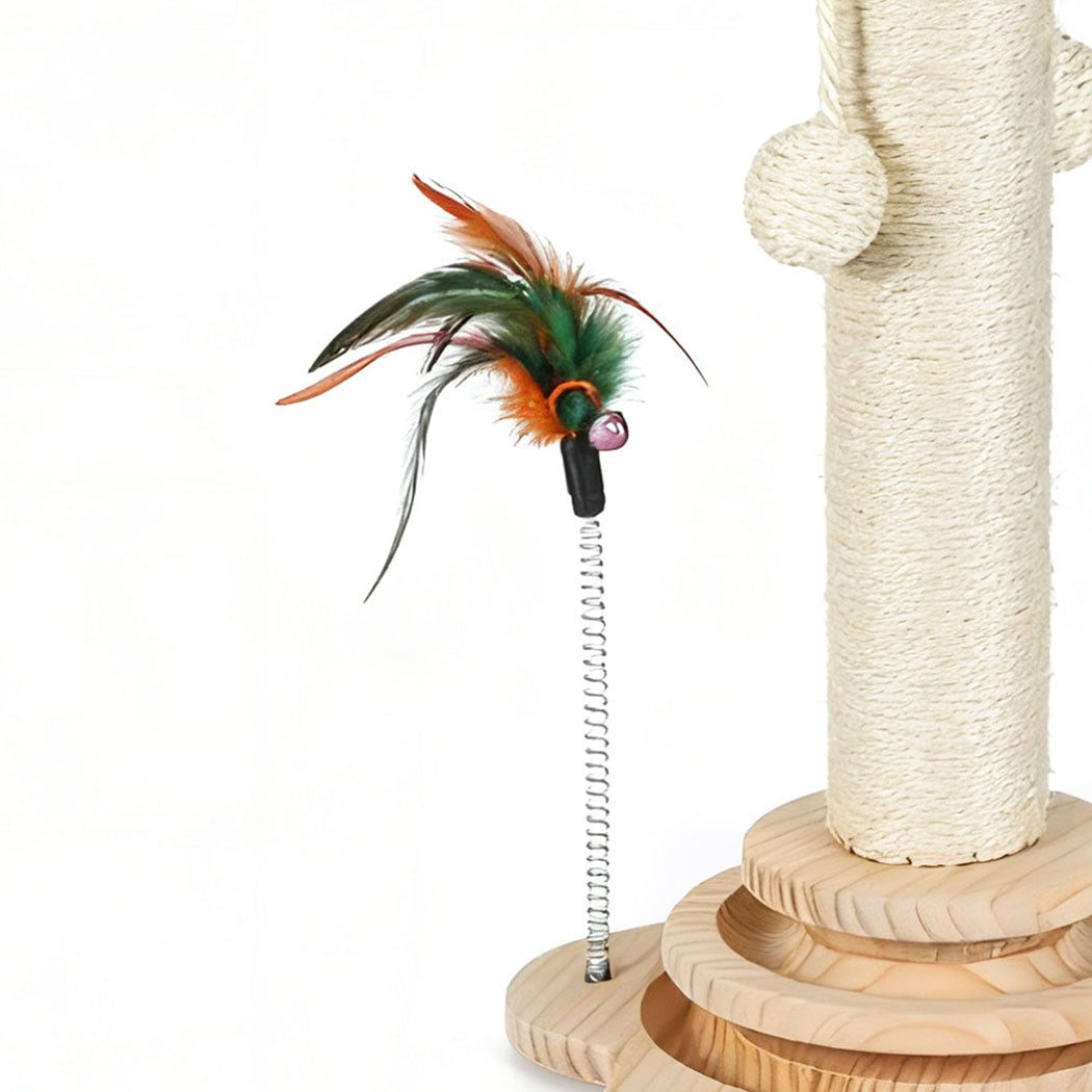Pawz Cat Scratcher Wooden Scratching Post