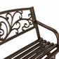 Levede Garden Bench Seat Outdoor Furniture Patio Park Lounge Chair Bronze 3 Seat