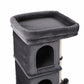 Pawz Cat Tree Cat Tower Top Perch Sisal Post E1 Particle Board Dark Grey