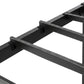 Levede Single Bed Frame PU Upholstered LED Storage Headboard Charging Home Black