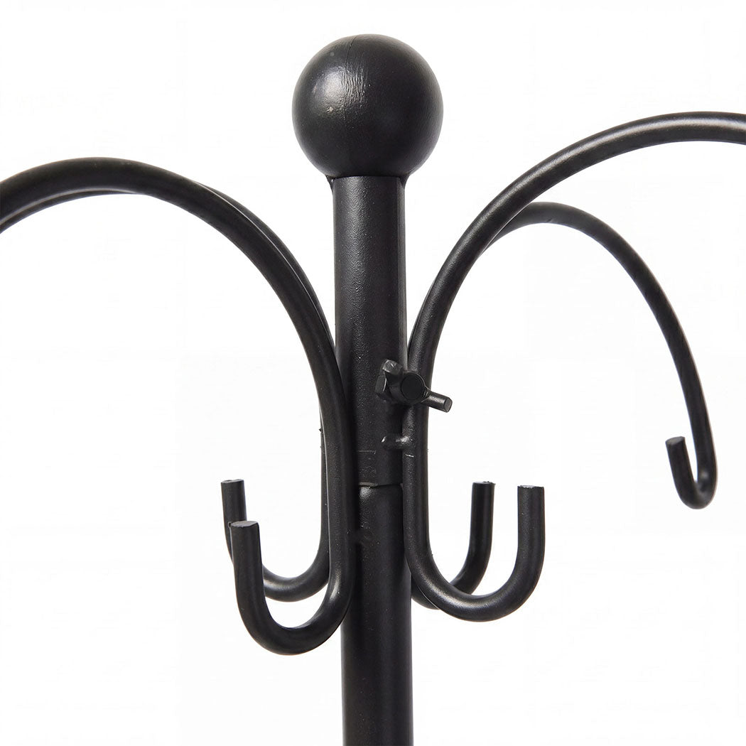 Toque Bird Feeder Pole Station Hanging Stand Adjustable 8 Hooks Outdoor 224cm