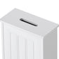 Levede Bathroom Storage Box Lid Slim Toilet Paper Storage Organiser Container