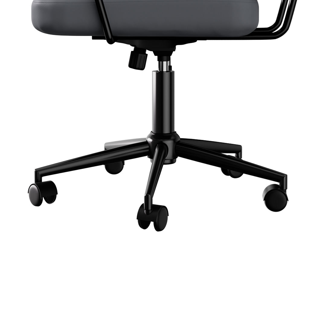 LEVEDE Ergonomic Office Chair Computer PU Grey