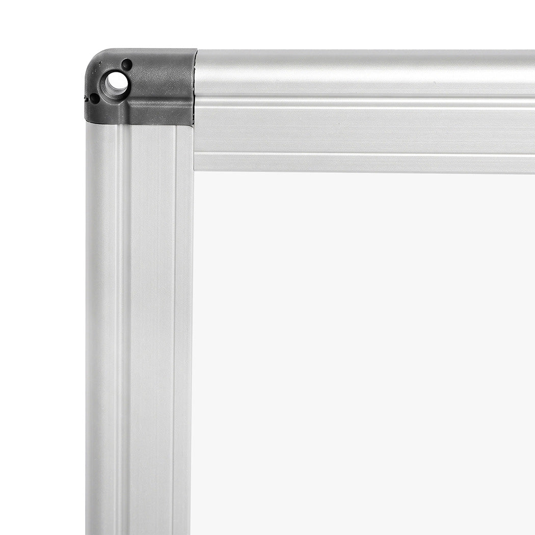 Levede Magnetic Whiteboard Smooth Dry Erase Board with 3 Pens for Office White
