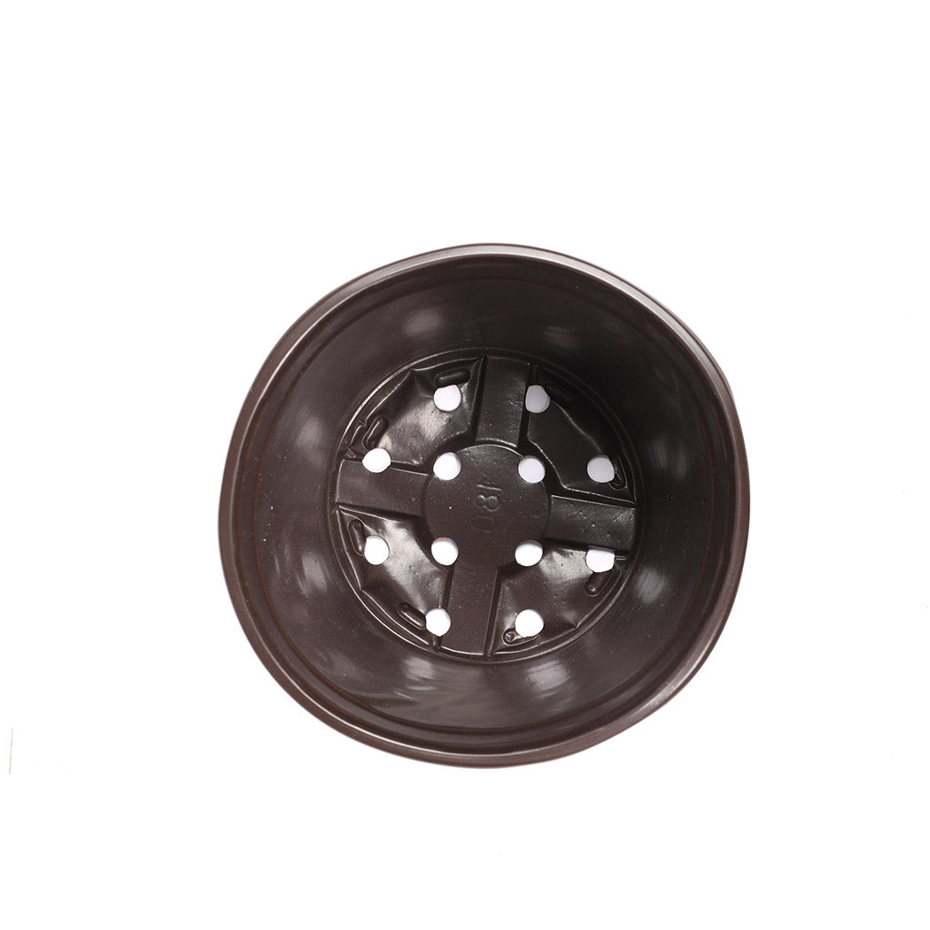 Lambu 100x Plastic Plant Pots Bulk Flowers X-Large