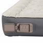DreamZ Inflatable Mattress TPU Air Bed with Pillow Pump Camping Double Grey
