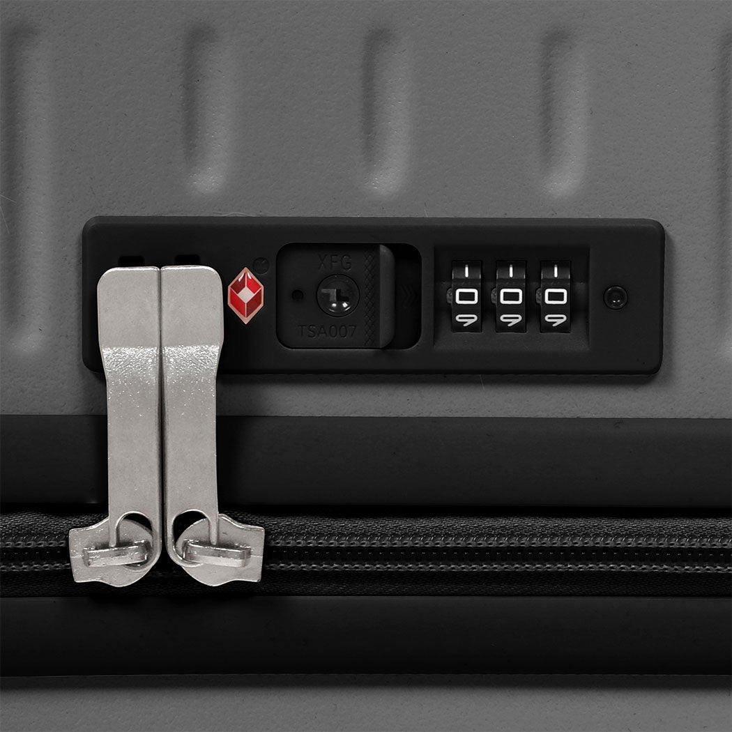 Slimbridge 20" Luggage Wide Handle TSA Lock Grey