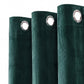Marlow Blackout Curtains 2-Panel Velvet Room Darkening Eyelet Curtains 180x230cm