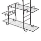 Levede Plant Stand Outdoor Indoor Metal Black