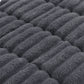 Marlow Sofa Cover Lounge Plush Pet Couch Cover Non-Slip Dark Grey 70x150cm