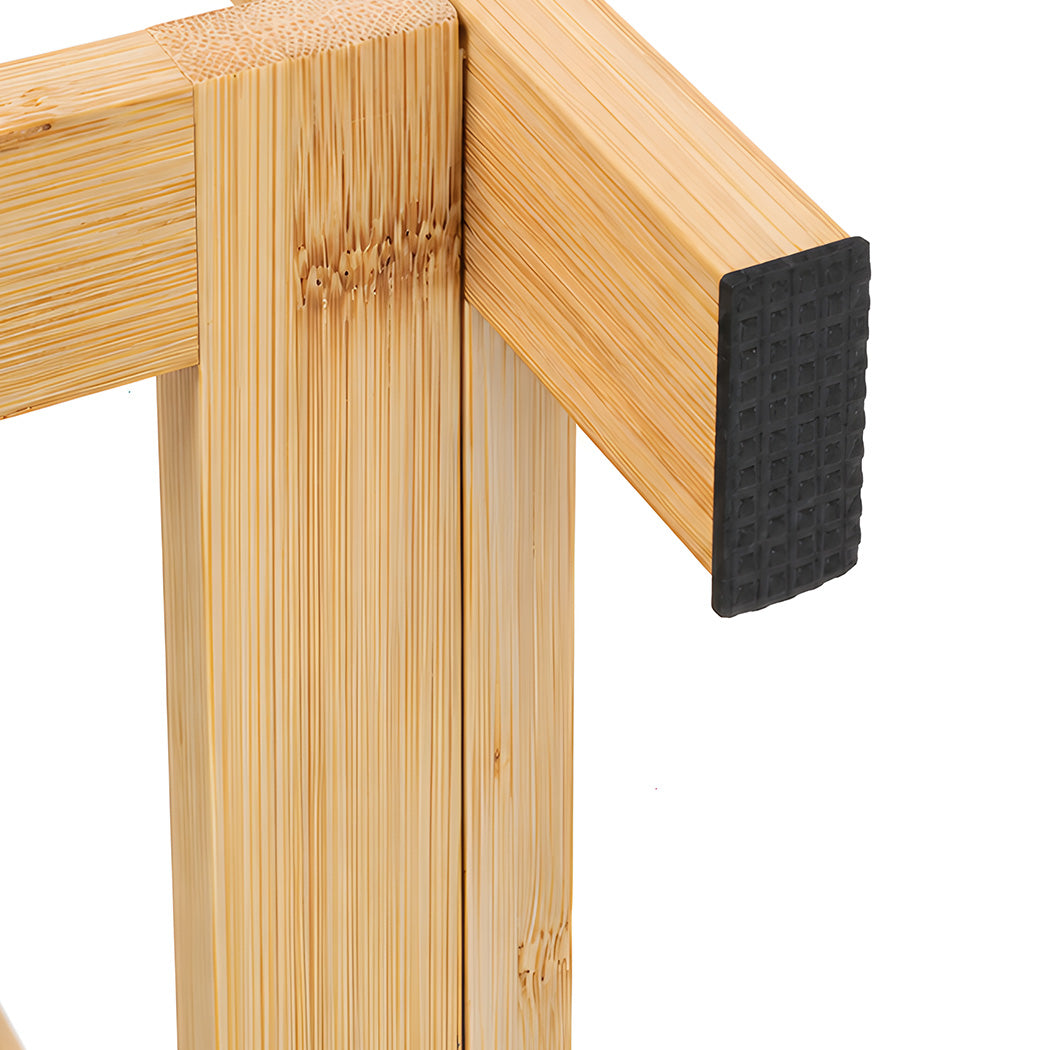 Levede Shoe Rack 5 Tier 25kg Storage Stand Multipurpose Shelfs Entryway Bamboo