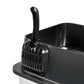 Pawz Stainless Steel Large Enclosed Cat Litter Box