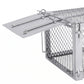 Toque Mouse Trap Humane Live Catch Rat Cage Reusable Zinc Iron Garage Silver 2pc