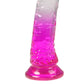 Urway Dildo Dong Realistic Penis Cock Purple 20cm