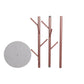 Levede Coat Rack Hat Clothes Stand Hanger Rose Gold Rose Golden