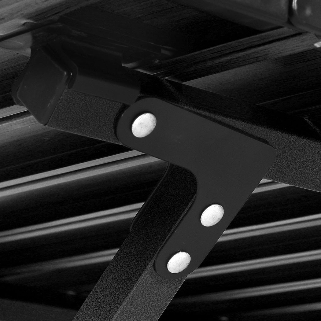 Levede Folding Camping Table Chair Set Black