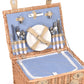 4 Person Picnic Basket Baskets Set Outdoor