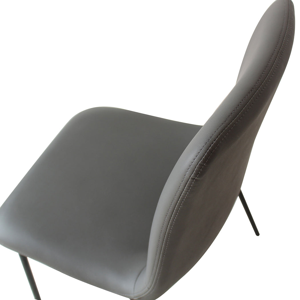 Levede Stackable Dining Chairs Kitchen Grey Set of 8