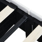Levede Single Bed Frame Leather Headboard RGB 2 Drawers