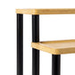 Toque Bamboo Display Stand 3 Tier Serving Tray Platters Spice Rack Shelf Kitchen