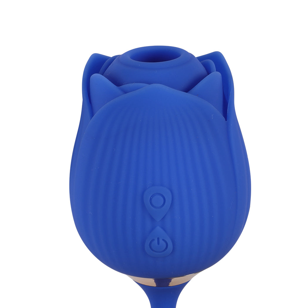 Urway Rose Vibrator Sucking Thrusting Blue