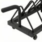 Centra Horizontal Bumper Plate Rack with Wheels Barbell Weight Storage Holder