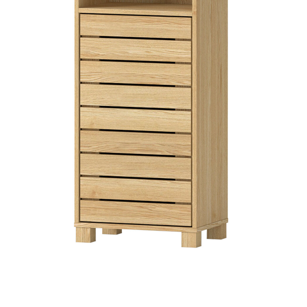 Levede Tall Bathroom Cabinet Storage 165cm Tallboy Adjustable Shelf Cupboard